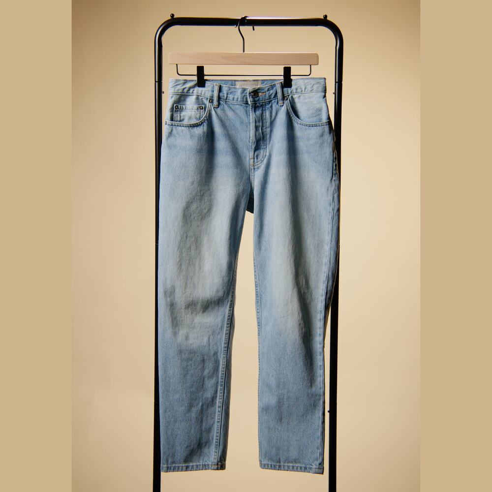 Everlane The '90s Cheeky Jean Women's Size 27 Light Wash Straight Leg